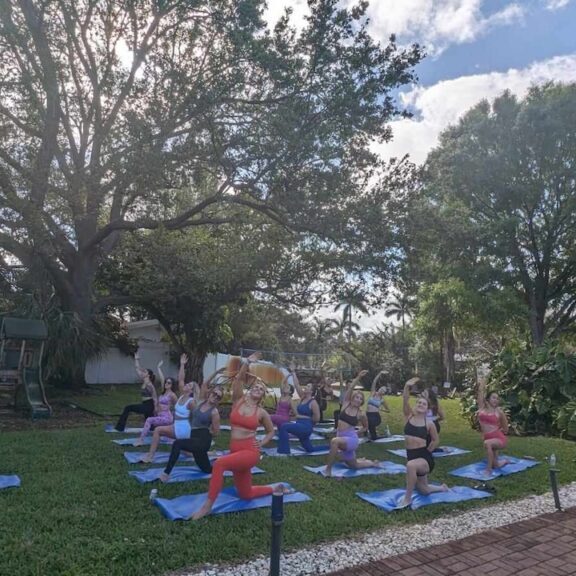 bachelorette yoga Destin, FL 4
